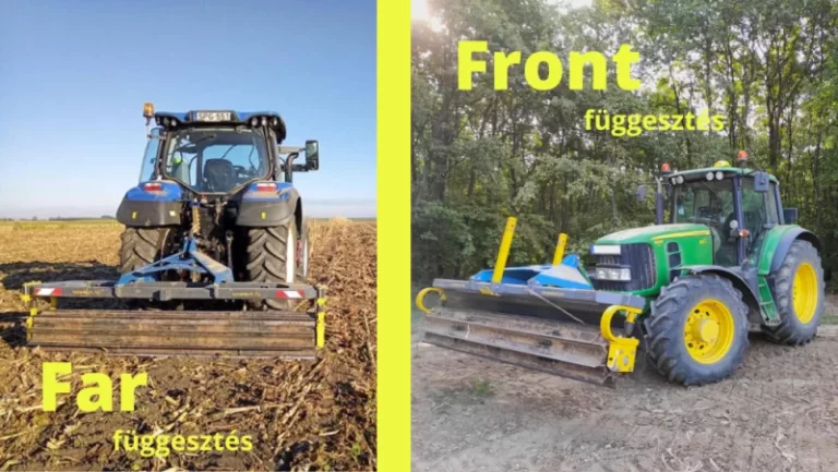 Pro-Cutter far és front függesztett aprító henger